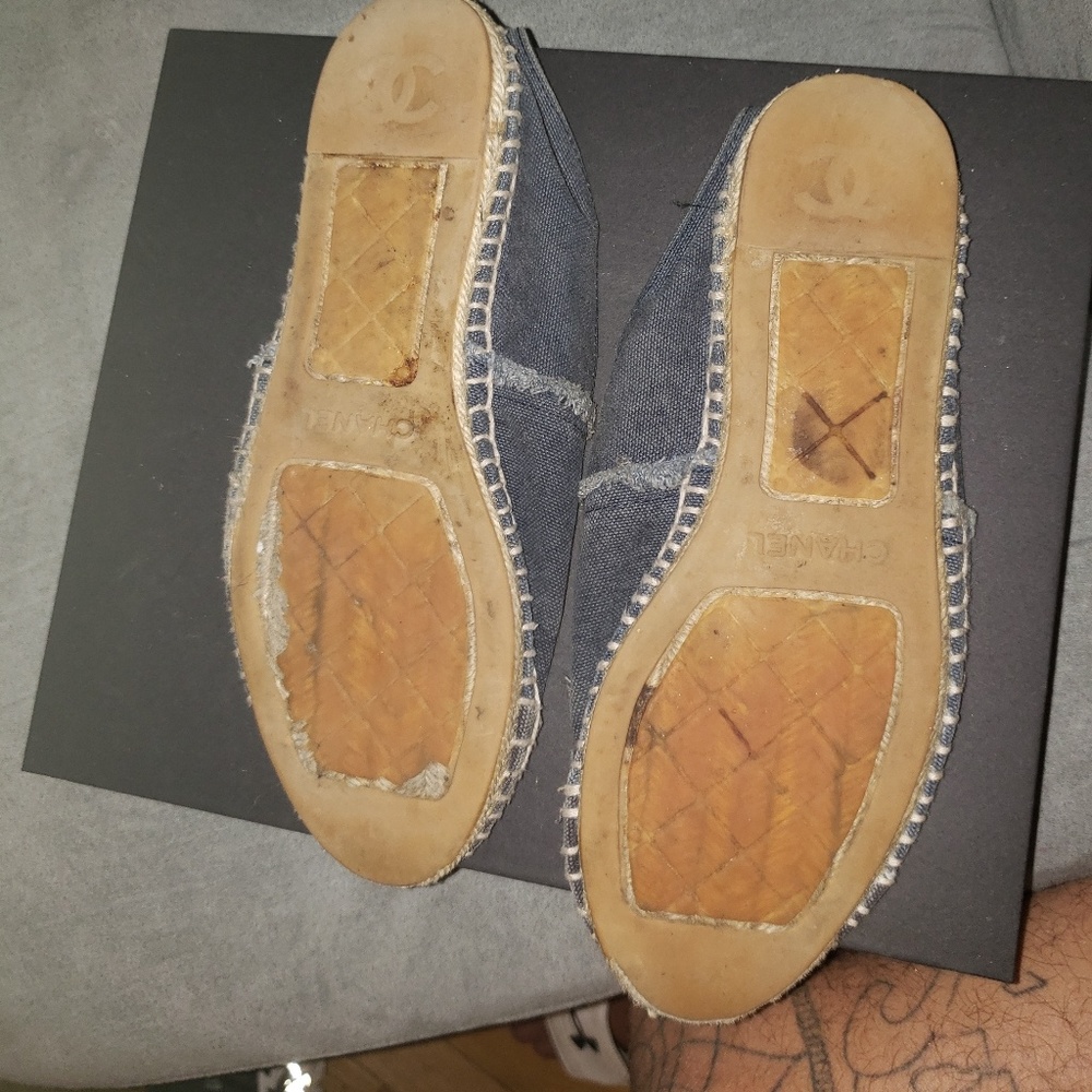 Chanel canvas cc espadrilles flats - Picture 3 of 3